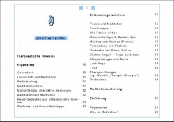 Meditations- und Entspannungscoach - Inhaltsverzeichnis 1