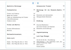 Meditations- und Entspannungscoach - Inhaltsverzeichnis 3