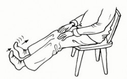 Fußreflexzonen Gymnastik: Entspannung der Füße für die Fußreflexzonenmassage