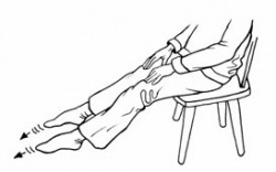 Fußreflexzonen Gymnastik für die Fußreflexzonenmassage: Entspannung der Füße Durchblutung der Füße - dadurch auch Entspannung von Nacken Schultern
