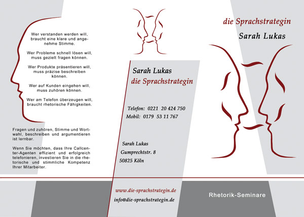 Grafik Beispiel Flyer Reisen Mit Musse Entspannt Leben