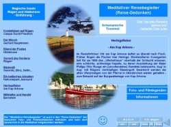 Meditativer Reisebegleiter - CD Seite aus dem interaktiven Meditations- und Lernspiel