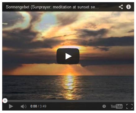 Sonnenuntergang Video am Meer