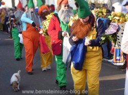 Zwerke mit Hund, Karneval in Bad Honnef am Rhein