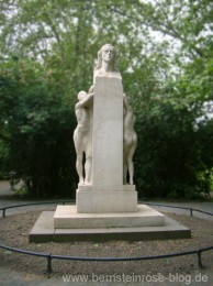 Schillerdenkmal im Schillerpark am südlichen Ende der Leipziger City