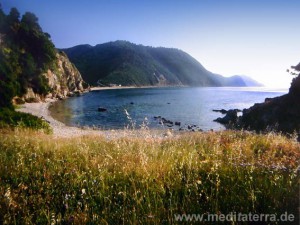 Die abgelegene Kechria-Bucht auf der Insel Skiathos - Strand, Berge und Meer