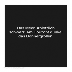 Haiku-Gedicht, Donnergrollen, Gabriele Walter