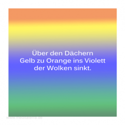 Haiku-Gedicht, Über den Dächern, Gabriele Walter