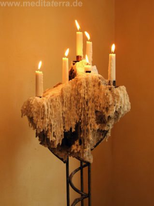 Romantischer Kerzenständer