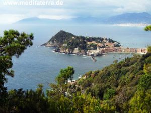 Die Halbinsel Montebello, Ligurien, Sestri Levante