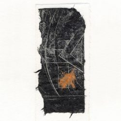 Ann Löwenstein 1, Sweden, Track b, 2015, Monotype, 6 x 13 cm