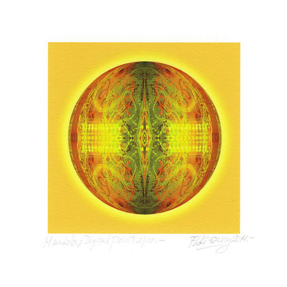 Floki Gauvry 1, Argentina, Mandala, 2014, Digital Print, 18 x 18 cm