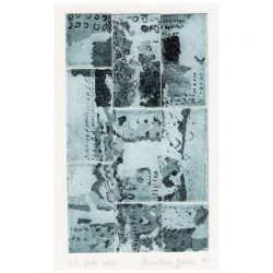 Rowena Božič 1, Slovenia, No title, 2015, Collage, Etching, Aquatint, 12 x 7 cm