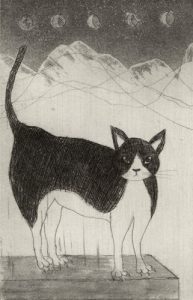 Chiemi Itoi, 2, Japan, Kau, 1999, Etching, Aquatint, Mezzotint, 10 × 6,5 cm