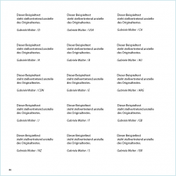 Beispiel für eine Buchseite mit internationalen Haiku