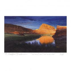 R. Geoffrey Blackburn 1, USA, Twilight on the Colorado, 2014, Pigment Print, 8,2 x 14 cm