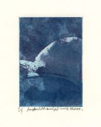 Takanori Iwase 6, Japan, Fragment of the Moonlight, 2011, Etching, 10 x 7 cm