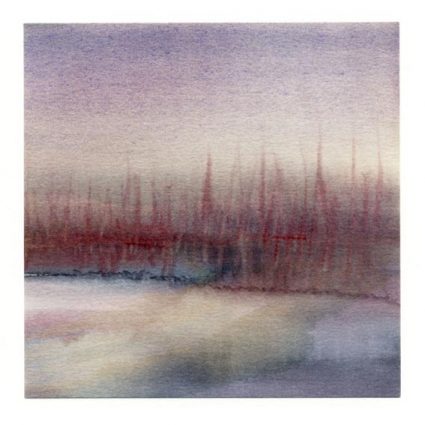 Amaryllis Siniossoglou 9, Greece, Flow I x , 2018, Watercolor, 13 x 13,55 cm