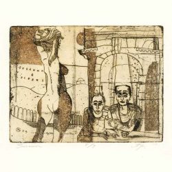 Alexander Gurevich 3, Susanna, 2004, Etching, 12 x 16 cm