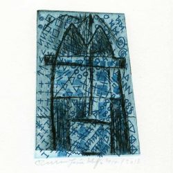 osée Wuyts + Frans de Groot 5, Netherlands, House Tower, 2011, Dry Point, Etching, 11 x 8 cm