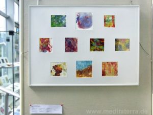 Monica Romero, Mexiko: Zehn kleinformatige Bilder in der Ausstellung „16 mal Kunst“ in Weißenthurm am Rhein