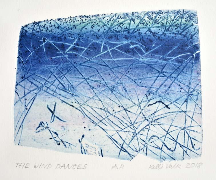 Kelli Valk 4, Estonia, The Wind Dances, 2018, Artists Technique, 11,5 x 13 cm