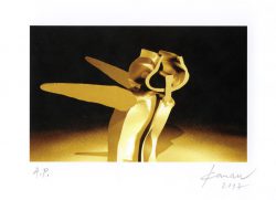 António Canau 1, Portugal, Minotaurs Dog in Gold!?, 2017, Digital Print, 9,3 x 15 cm