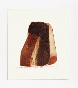 Kathie Pettersson 2, Volcanic Rock, 2018, Etching, 9 x 11,80 cm