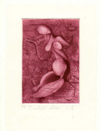 Martha E. Orozco 2, México, Twilight Elises, 2018, Soft Ground, Dry Point, 15 x 10 cm