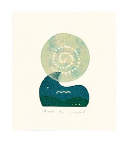 Mika Kuroki 2, Japan, Moonlight, 2015, Screenprinting, 21,0 x 14,8 cm