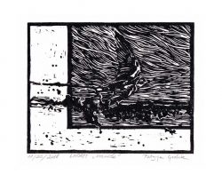 Patrycja Godula 1, Poland, Freedom, 2018, Linocut, 15 x 12 cm