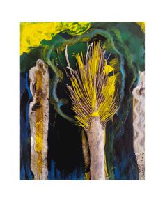 Suzanne C. Nagy 1, USA, Homage to the Trees I, 2019, Mixed Media, 20,3 x 25,4 cm