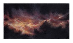 Veryal Zimmerman, USA, Beam of Light, 2019, Pastel, 10 x 16,5 cm