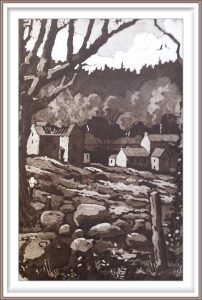 Gerhardt Gallagher 6, Ireland, Barrow Valley, 2016, Aquatint Etching, 20 x 30 cm