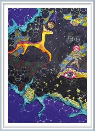 Jani Jan J. 1, Austria, Ramses‘ Dog, 2017, Mixed Media, Digital Print, 20 x 29 cm