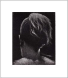 Cleo Wilkinson 12, Australia, Then II, 2009, Mezzotint, 6 x 5 cm