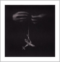 Cleo Wilkinson 3, Australia, Elsewhere, 2015, Mezzotint,10 x 10 cm   