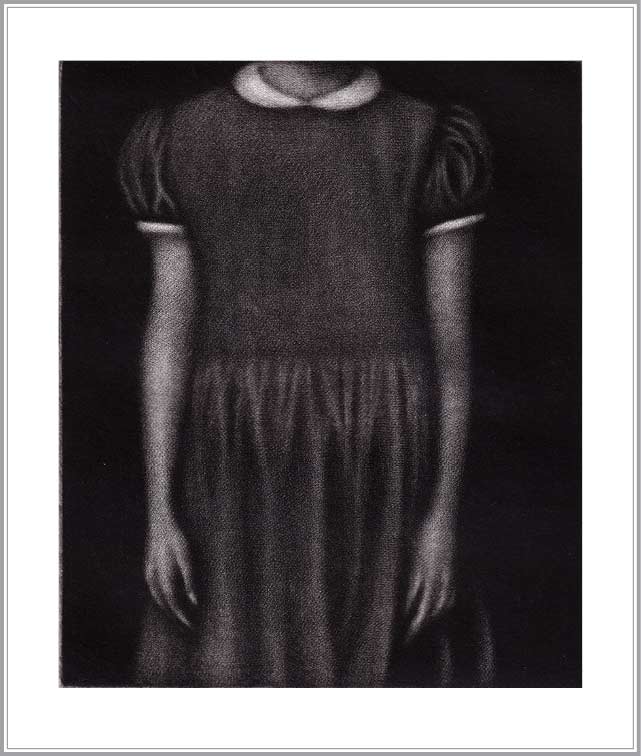 Cleo Wilkinson 5, Australia, Acquiesce, 2009, Mezzotint, 12 x 10 cm 