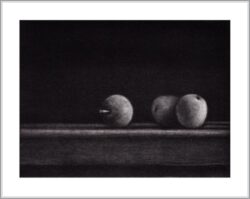 Cleo Wilkinson 7, Australia, Fruit, 2015, Mezzotint,10 x 7,5 cm