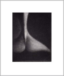 Cleo Wilkinson 9, Australia, Whale, 2009,Mezzotint,4 x 5 cm