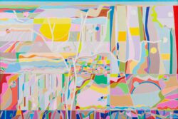 Ai-Wen Wu Kratz, USA, Upon Far And Near, 2020, acrylic on canvas, 61 x 91 cm