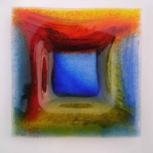 Maria Gruber, Austria, Musik im Raum, Glasschale/ Pigmentprint, 40 x 40 cm