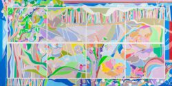Ai-Wen Wu Kratz, USA, Summer Reveries, 2021, acrylic on canvas, 61 x 122 cm