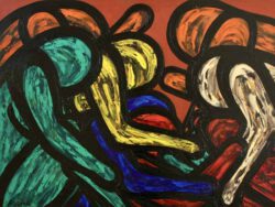 Francesco Ruspoli, United Kingdom, Holding Us Together, oil on canvas, 122 x 92 cm