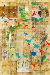 Hyun-Jin KIM, Taiwan, Come On Everyone Lets Sing 2, 2022, mixed media, 60 x 40 cm