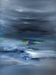 Patricia Gagic, Canada, Eternal One, acrylic on canvas 30 x 40 in