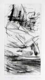 Rowena Božič, Slovenia, No Title, 2002, Drypoint, 20 x 10 cm