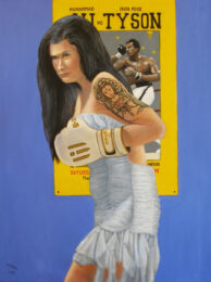 Donelli DiMaria, USA, Boxer #1, 2022, oil on canvas, 76,2 x 101,6 cm