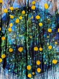 Hiromi Kawano, Japan, Yellow Flowers, 2022, digital multiple exposure photography, 3024 x  4032 pixel