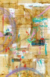Hyun-Jin KIM, TAIWAN, Old Memories #4, 2022, mixed media on paper, 60 x 40 cm